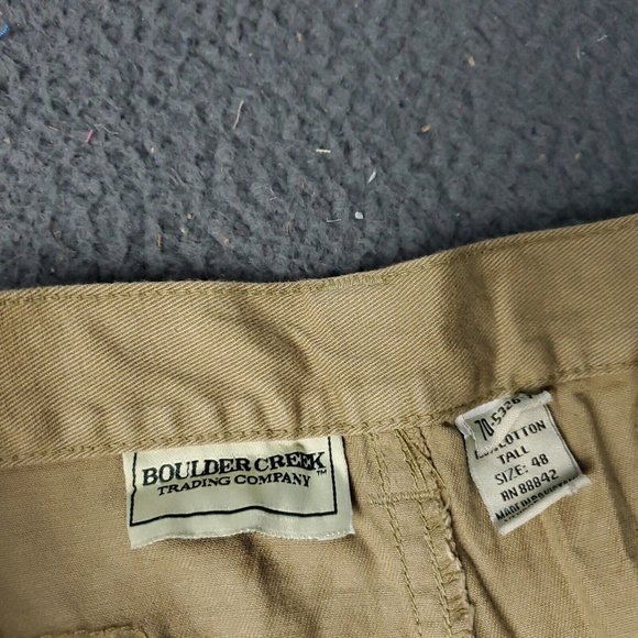Boulder Creek Trading Co. Shorts Mens Size 48 Big & Tall  Cargo Tan - Picture 3 of 7